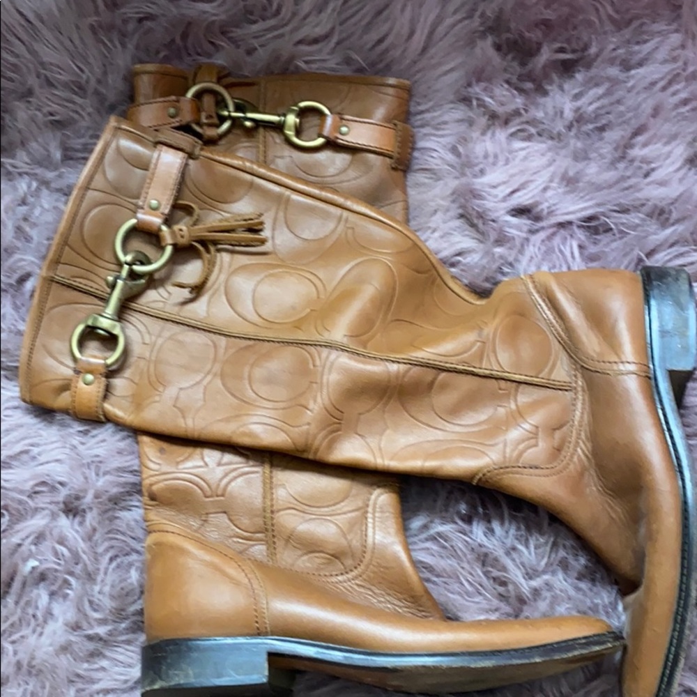 Coach riding boots